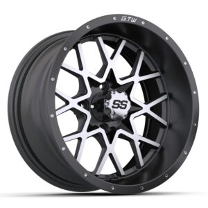 14″ GTW Vortex Wheel – Matte Grey/Machined
