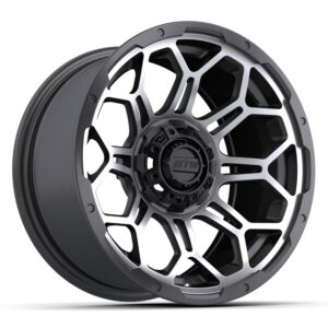 14″ GTW Bravo Wheel (Matte Grey-Machined)